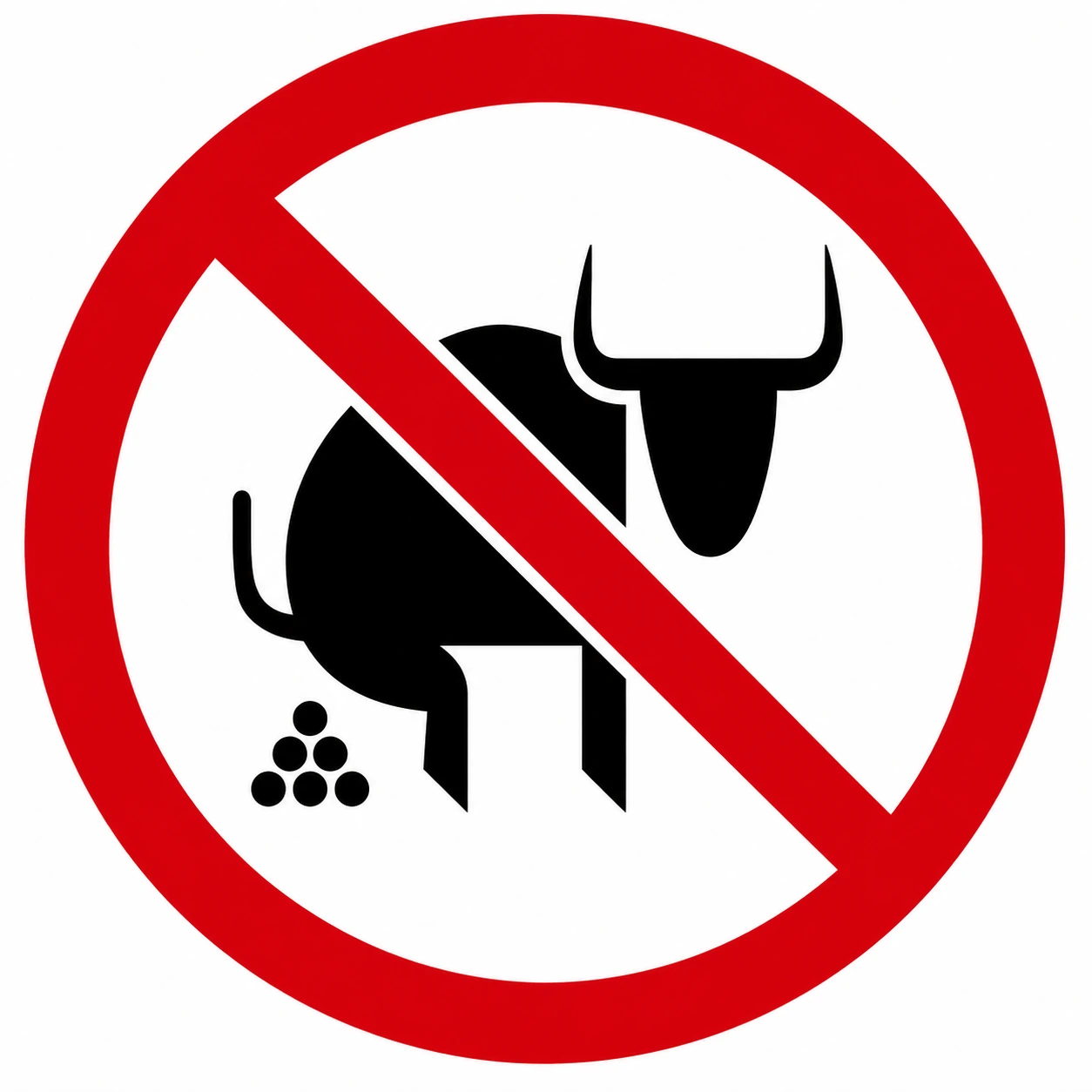 No bull symbol